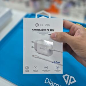 CARREGADOR DEVIA PD20W USBC / LIGHTNING