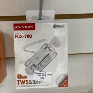 Fone Bluetooth Com Case Transparente Kapbom KA-780