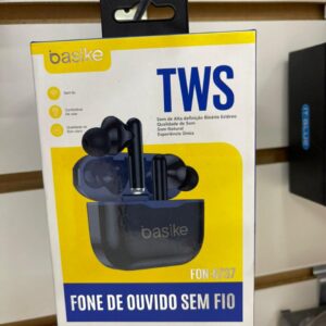 Fone de Ouvido Sem Fio Bluetooth 5.1 Estéreo TWS Basike FON-6737