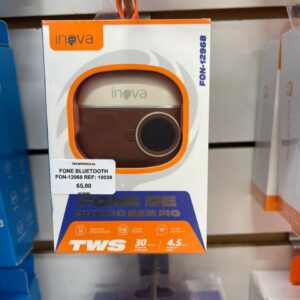 Inova Fone de Ouvido Sem fio com Tela de LED – FON-12968