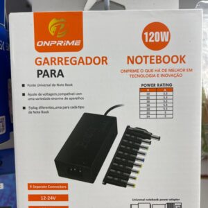 Carregador para Notebook Universal, 120W, 12-24V, LZX-120W