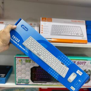 Kit Teclado e Mouse sem Fio para Computador Wireless 2.4G Knup - KP-TE123