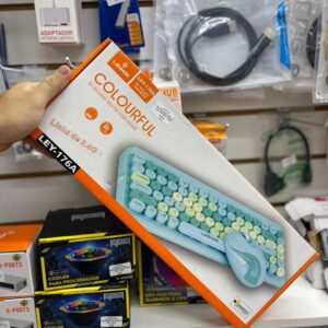Kit Teclado Mouse Sem Fio Usb Colouful Ley-176a