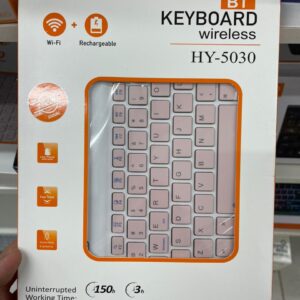 Teclado Bluetooth Sem fio Android/iOS Recarregável Compatível PC/Notebook/ipad-HY-5030