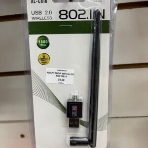 Adaptador Wi-Fi USB 802.11N 300Mbps – Receptor Wireless Antena Alta Potência PC e Notebook