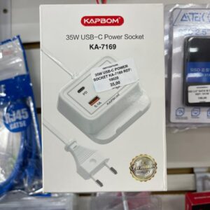 Carregador KapBoom 35 Watts USB / USB-C