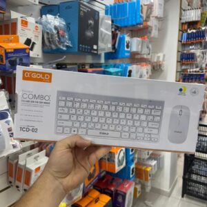Kit Teclado E Mouse Sem Fio Gold TCD-02