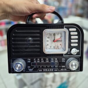 RÁDIO RETRO C/ LED E BLUETOOTH AD-739