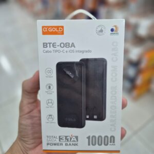CARREGADOR PORTÁTIL 10000MAH BTE-08A