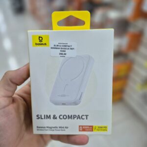 CARREGADOR MAGSAFE 6000MAH BASEUS SLIM & COMPACT