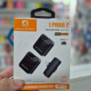 MICROFONE DE LAPELA DUPLO LIGHTINING MK15