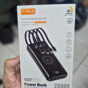 CARREGADOR PORTÁTIL 20000MAH BTE-21