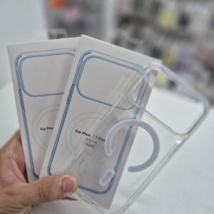 CAPA MAGSAFE TRANSPARENTE - IPHONE