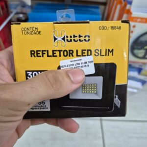 REFLETOR LED SLIM 30W 6500K