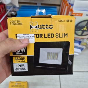 REFLETOR LED SLIM 50W 6500K