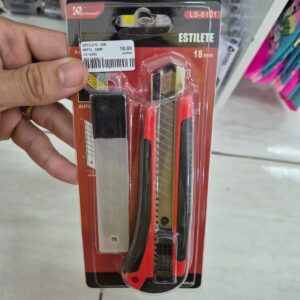 ESTILETE COM REFIL 18MM LS-6101