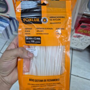ABRAÇADEIRA DE NYLON FOXLUX 140MMX3,5MM