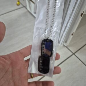 CORRENTE MILITAR EM AÇO INOX C/ PERSONALIZAÇÃO